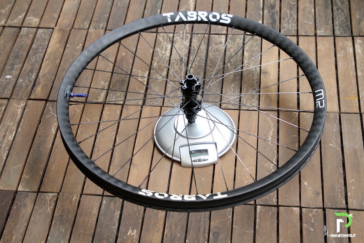 Test ruote Tabros MP RS - peso